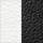 BLACK+WH две подушки белый/черный искусственная кожа (пластик черный/белый)